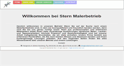 Desktop Screenshot of malerbetrieb-stern.com
